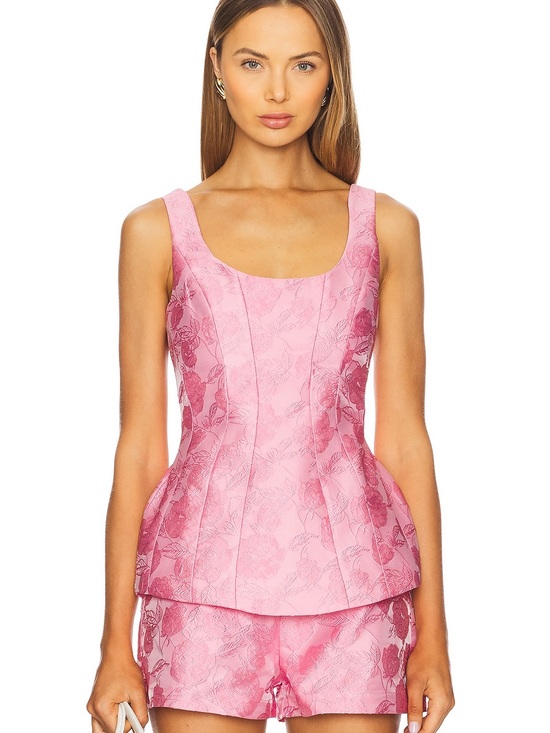 Amanda Uprichard Other - Amanda Uprichard Empire Top in Light Pink sz: Large